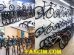 Some bicycles are displayed at bicycle shop