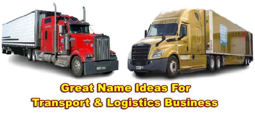 Logistics or Transport Company Name Ideas