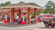 a well decorated gas station, Gas Station name idea , petrol pump name ideas