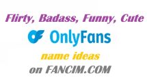 Onlyfans name ideas