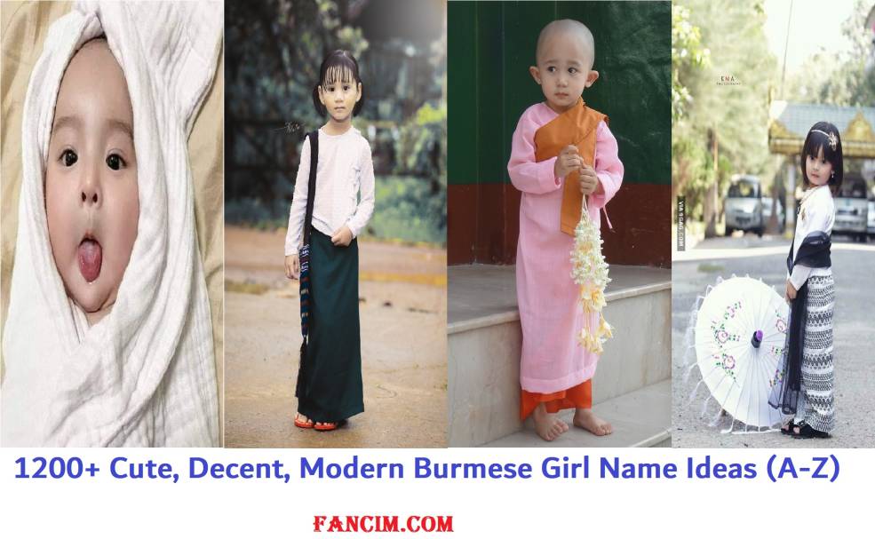 Burmese girl name Ideas with meaning