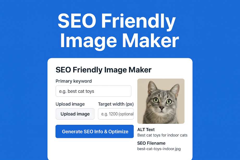 best SEO Friendly Image Maker free