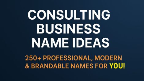 Consulting Business Name Ideas